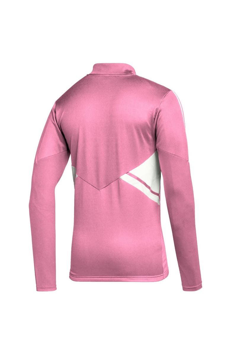 adidas Men's adidas Pink Inter Miami CF Quarter-Zip AEROREADY Training Top, Alternate, color, 