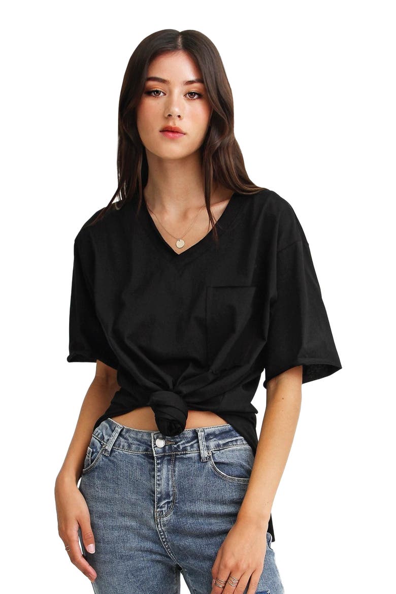 Brave Soul Oversized T-Shirt, Alternate, color, Black