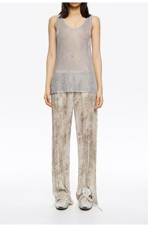 Bimba Y Lola Snake Pleated Jogger Trousers In Multi