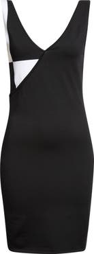 Versace Stretch Wool Blend Knit Minidress