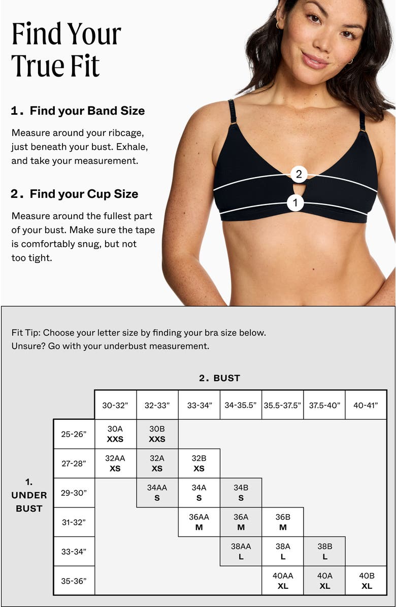 Pepper Supima<sup>®</sup> Cotton Wirefree Bra, Alternate, color, Black