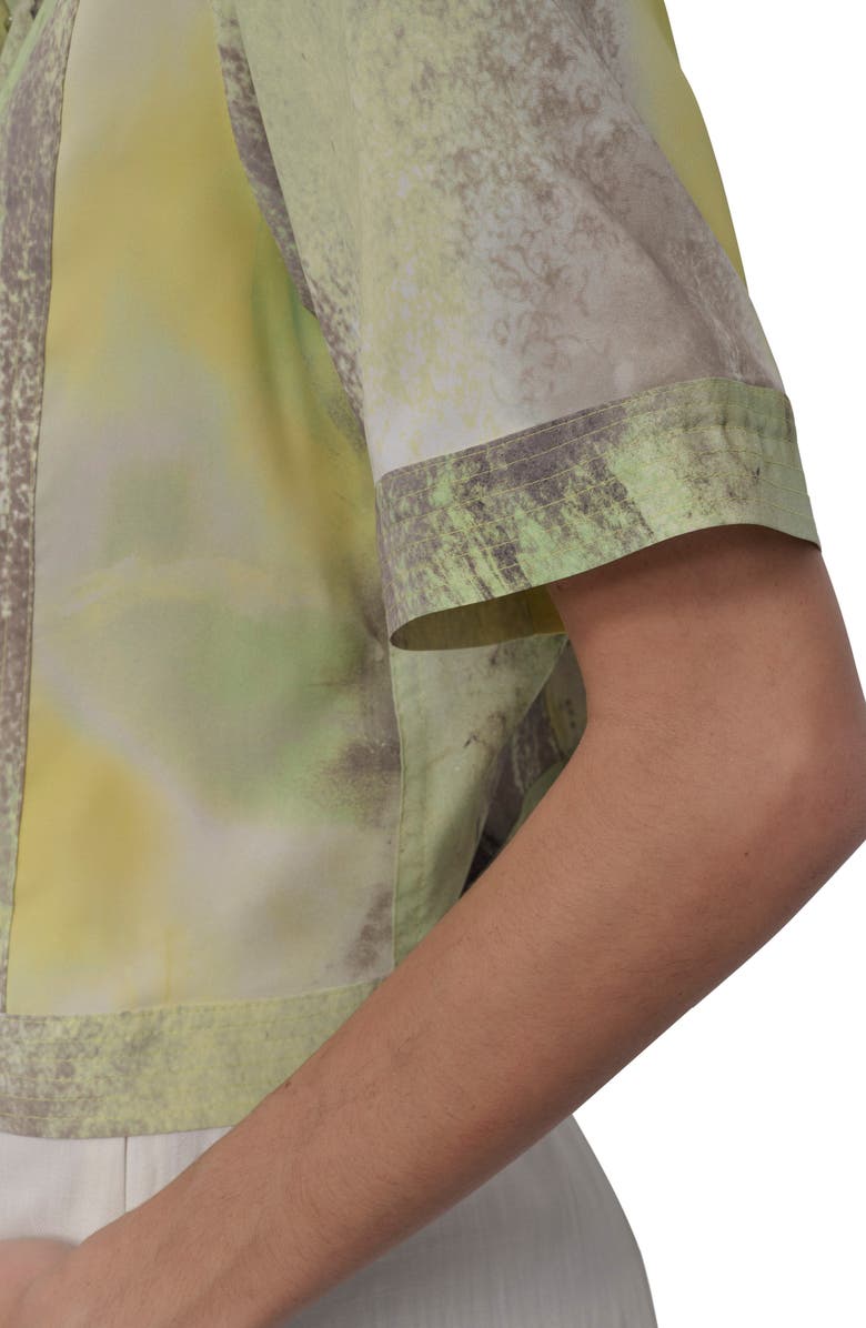 DKNY Print Camp Shirt, Alternate, color, Watercolor Hues