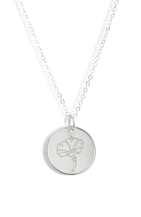 Birth Flower Necklace