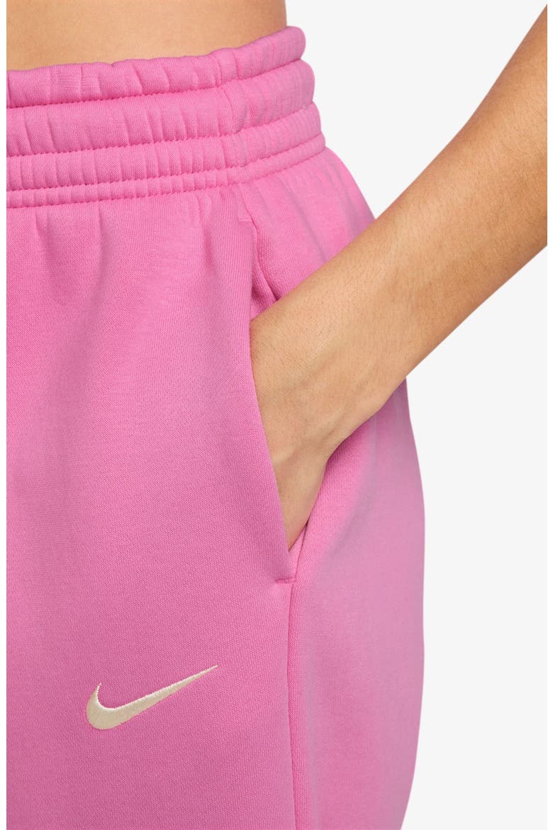 Sportswear Phoenix Fleece High-Waisted Oversized Sweatpants, Alternate, color, PLYPNK/SAIL