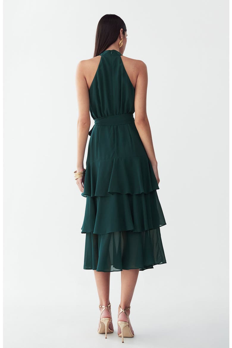 Tony Midi Dress, Alternate, color, Emerald