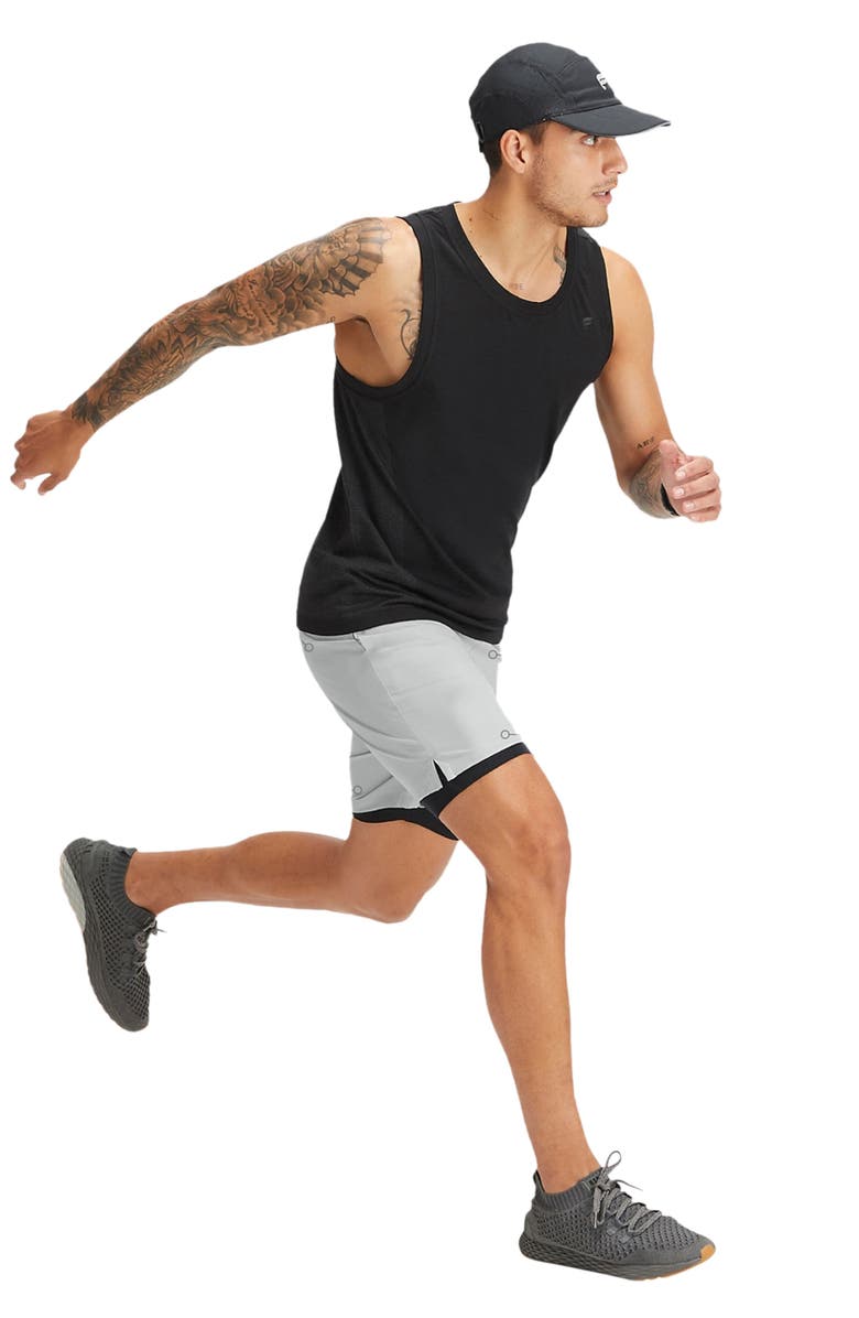 Fabletics Men's The Fundamental Short II (Lined) 7", Alternate, color, Mineral Grey