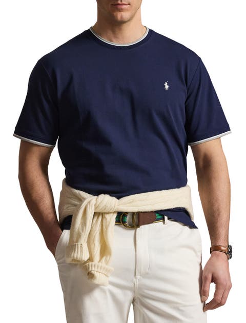 Big & Tall Stretch Mesh T-Shirt