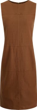 DONNA KARAN WEEKEND Linen Blend Shift Dress