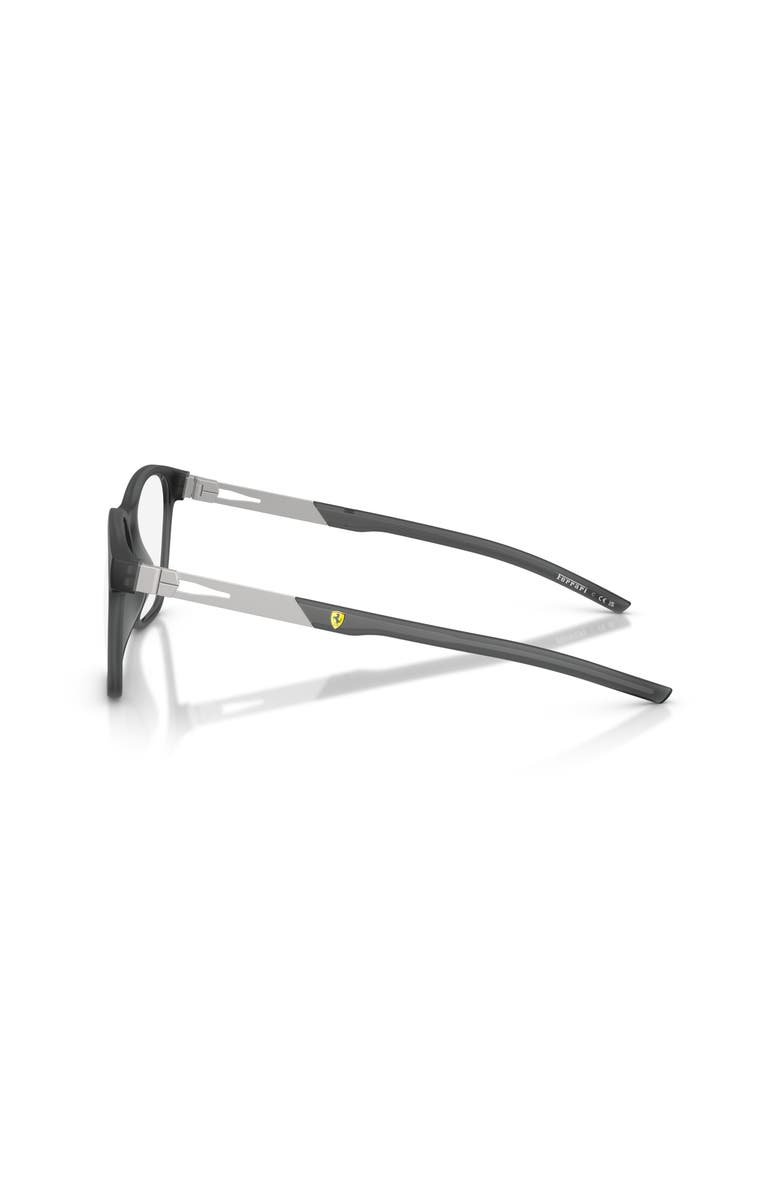 Scuderia Ferrari 52mm Rectangle optical glasses, Alternate, color, Black