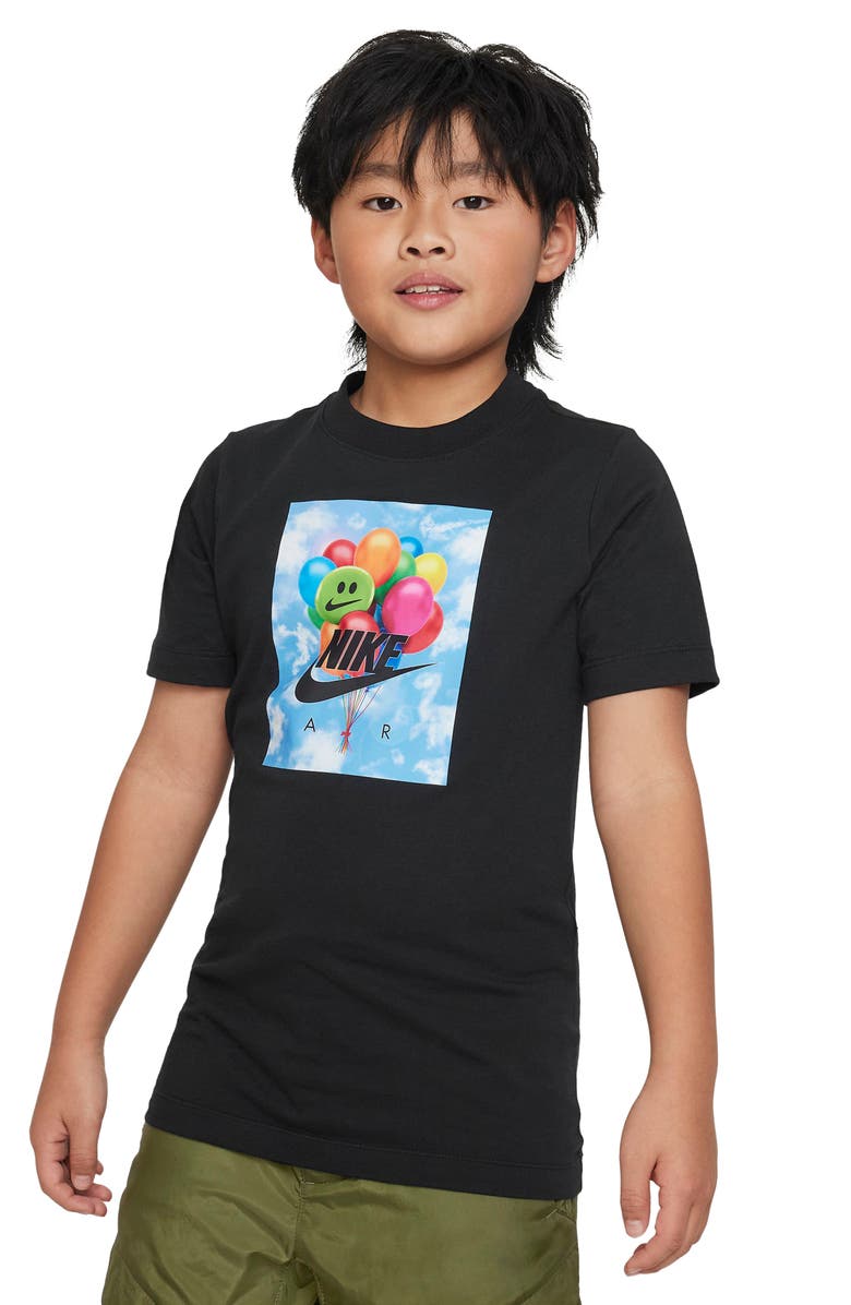 Nike Kids' Sportswear Air Cotton Graphic Tee, Main, color,