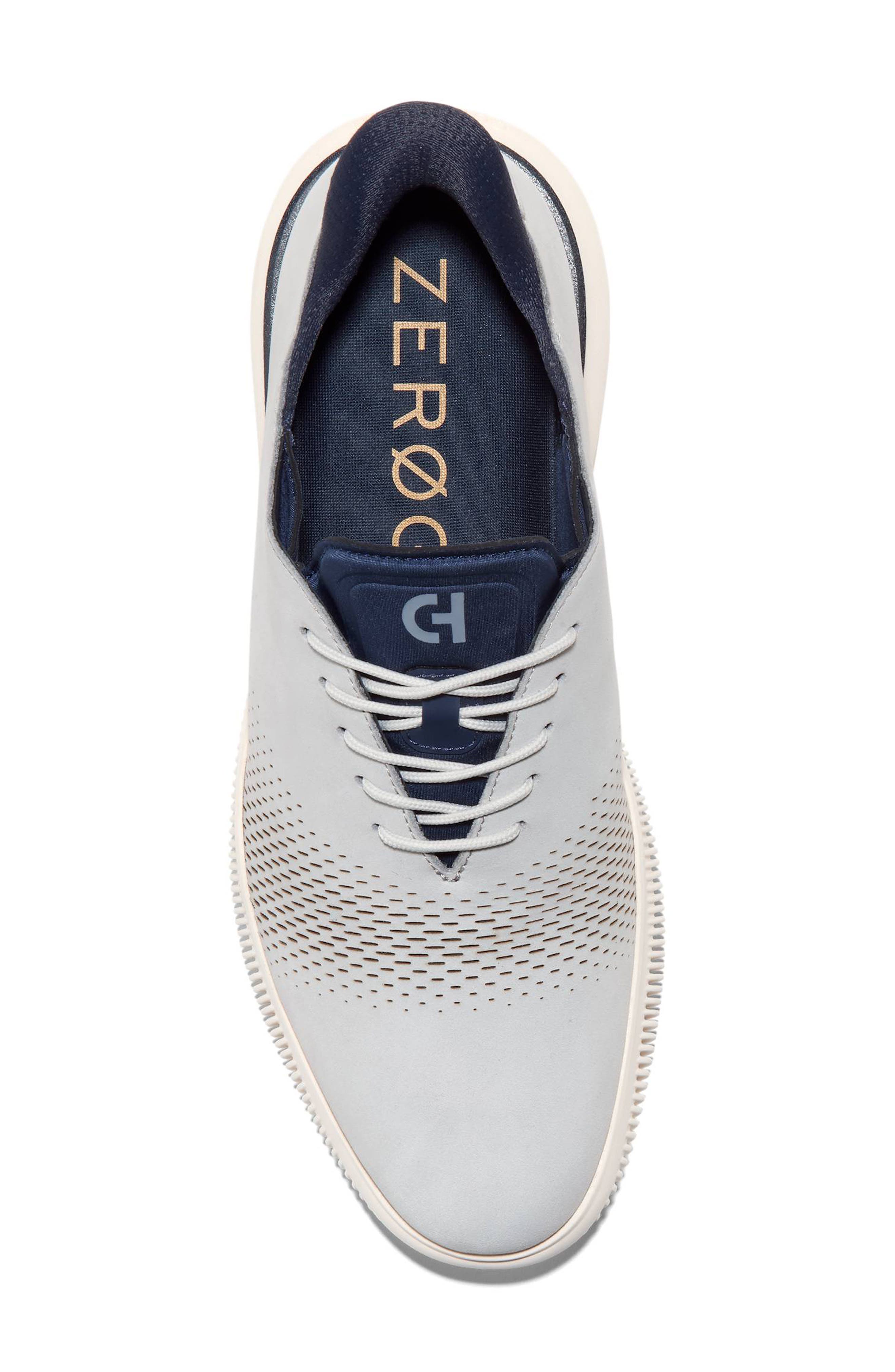6.ZeroGrand Laser Wing Oxford, Alternate, color, HARBOR MIST NUBUCK/NAVY BLAZER