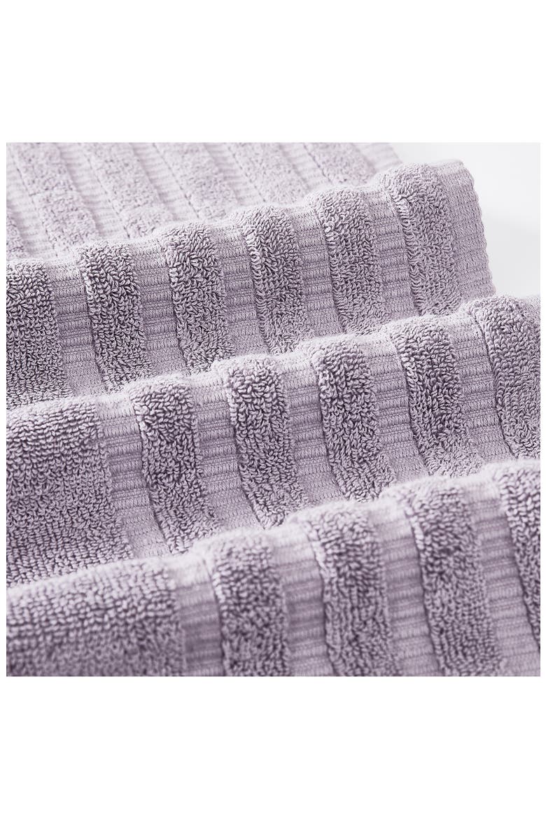 Yard Dyed Towel 6-Piece Set, Alternate, color, GREY LAVENDER