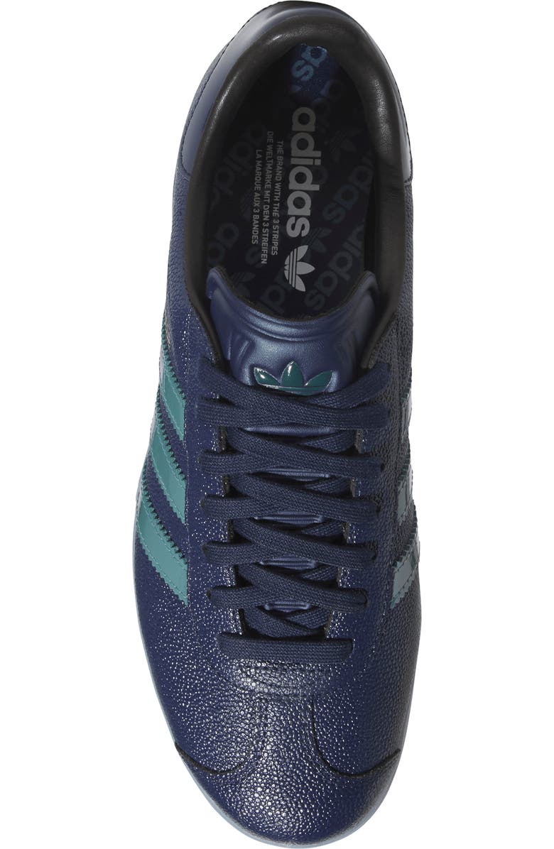 adidas Gazelle Golf Sneaker, Alternate, color, Night Indigo/ Teal/ Clear Sky