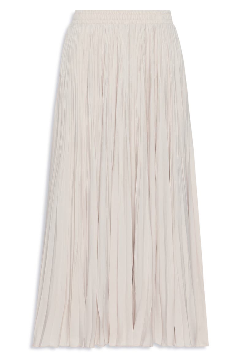 Plissé Skirt, Alternate, color, IVORY