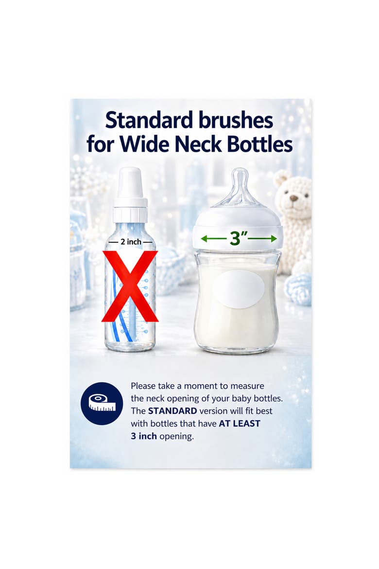 Baby Bottle Cleaning Brush, Alternate, color, Multicolored