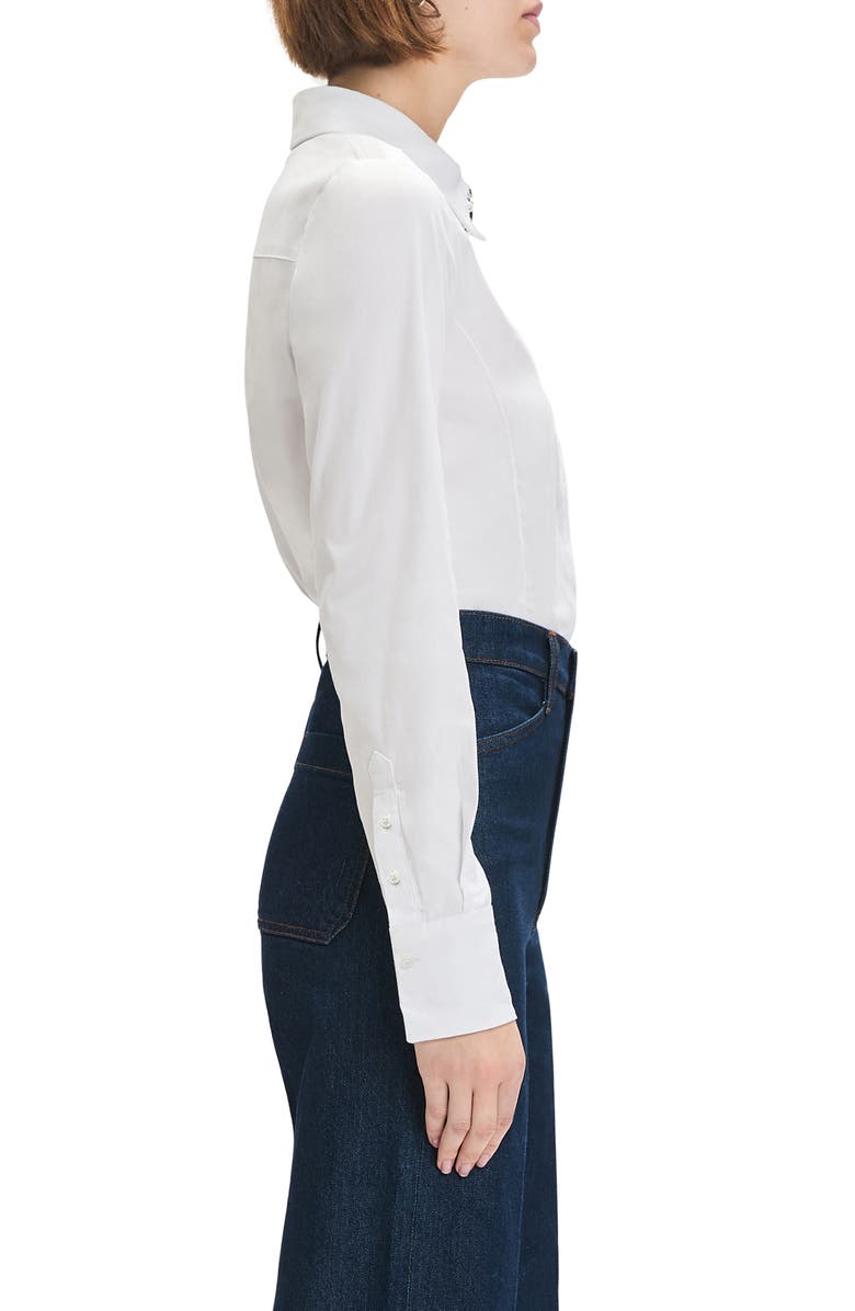 Favorite Daughter The Darling Embellished Shirt, Alternate, color, White