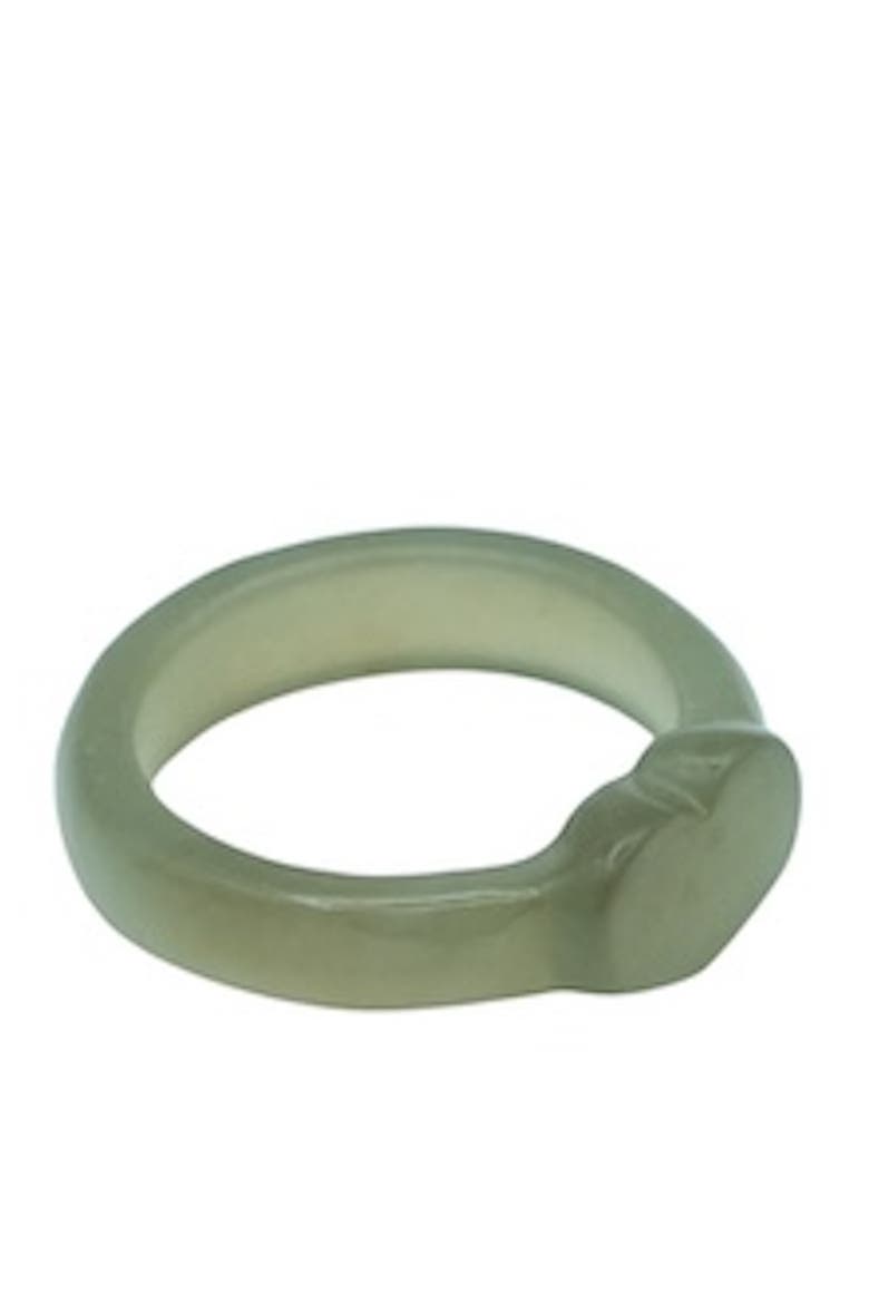 Heart Jade ring, Alternate, color, Light green