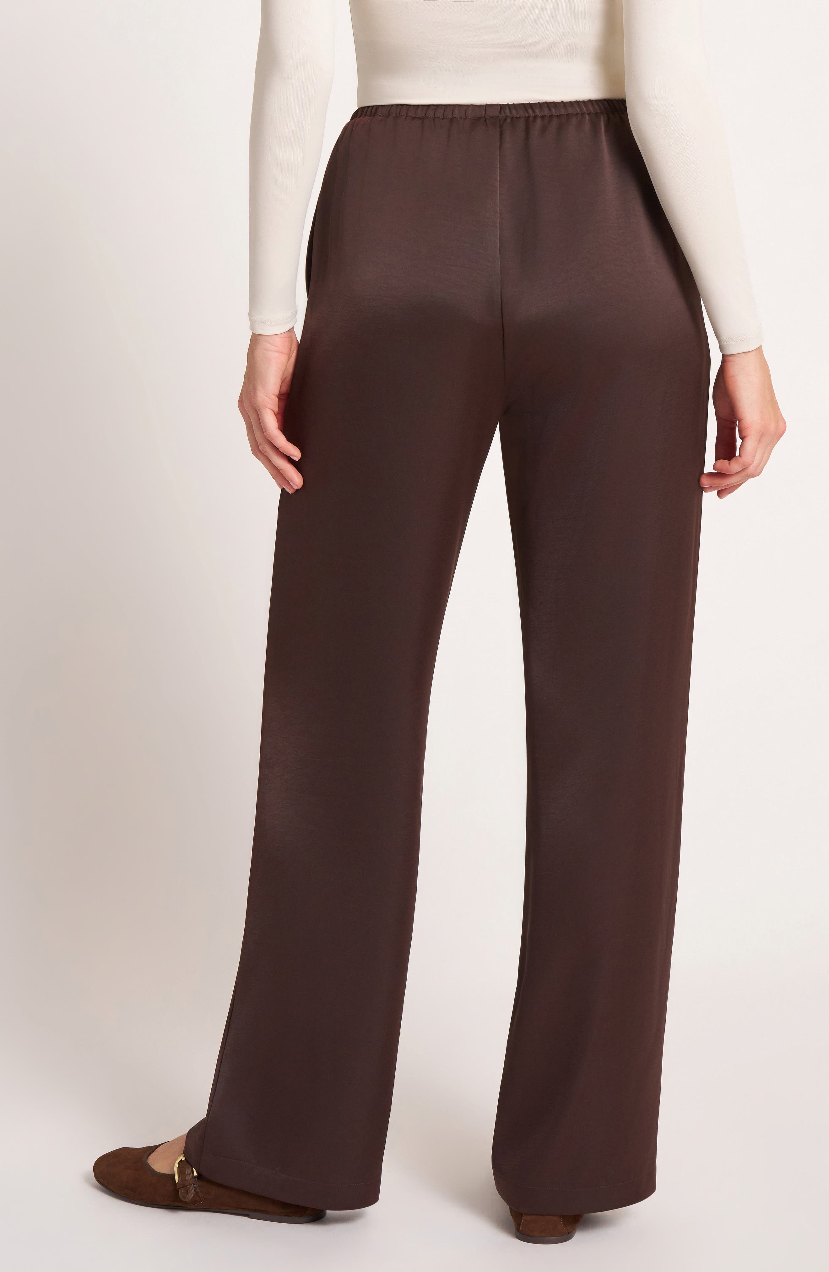 Roselle Drawstring Satin Pants - image 4