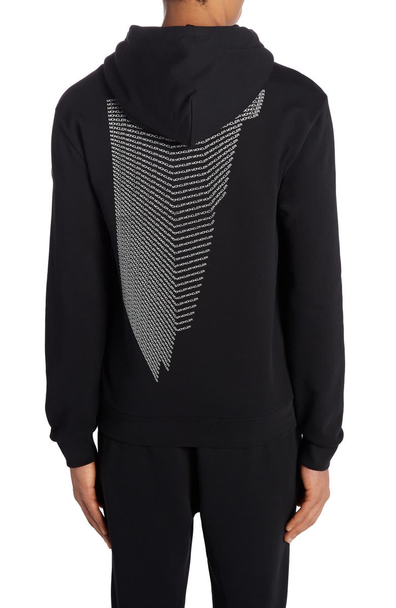 Moncler Logo Hoodie, Alternate, color,