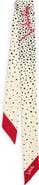 Valentino Garavani Little Stars Print Silk Skinny Scarf