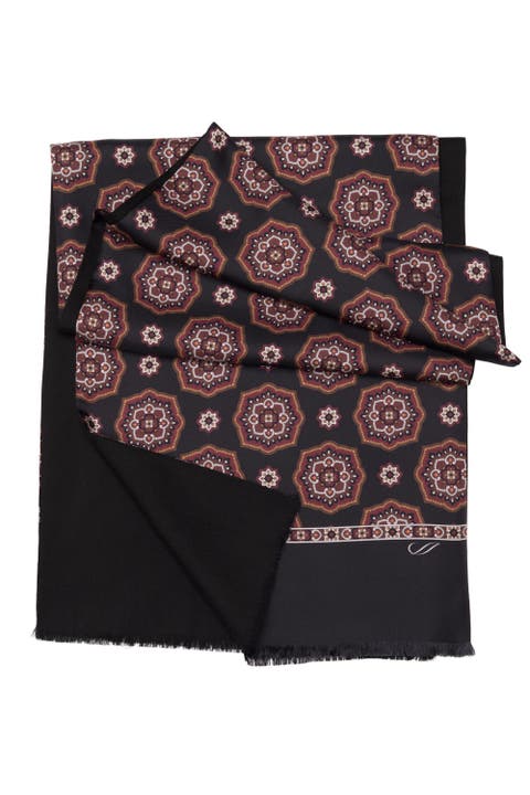 Jove - Wool Backed Silk Scarf for Men