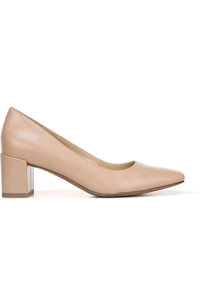Naturalizer Karina Square Toe Pump, Alternate, color, Gingersnap Leather