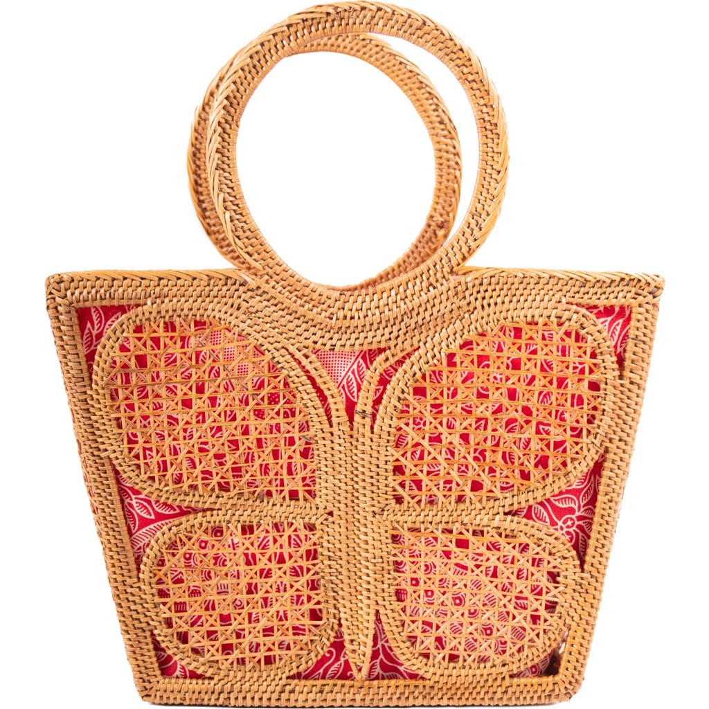 Jelavu Mariposa Satchel Bag In Natural