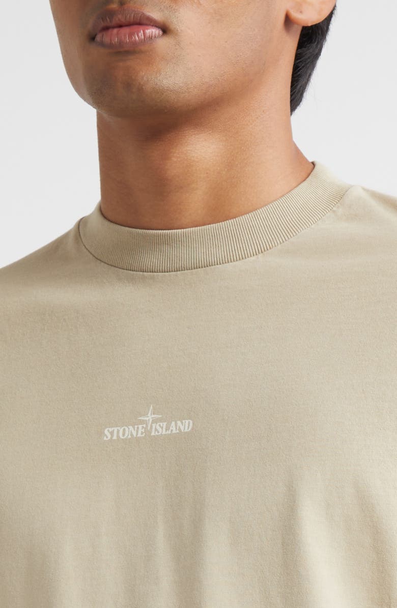 Stone Island Institutional One Logo Graphic T-Shirt, Alternate, color, V009a Desert