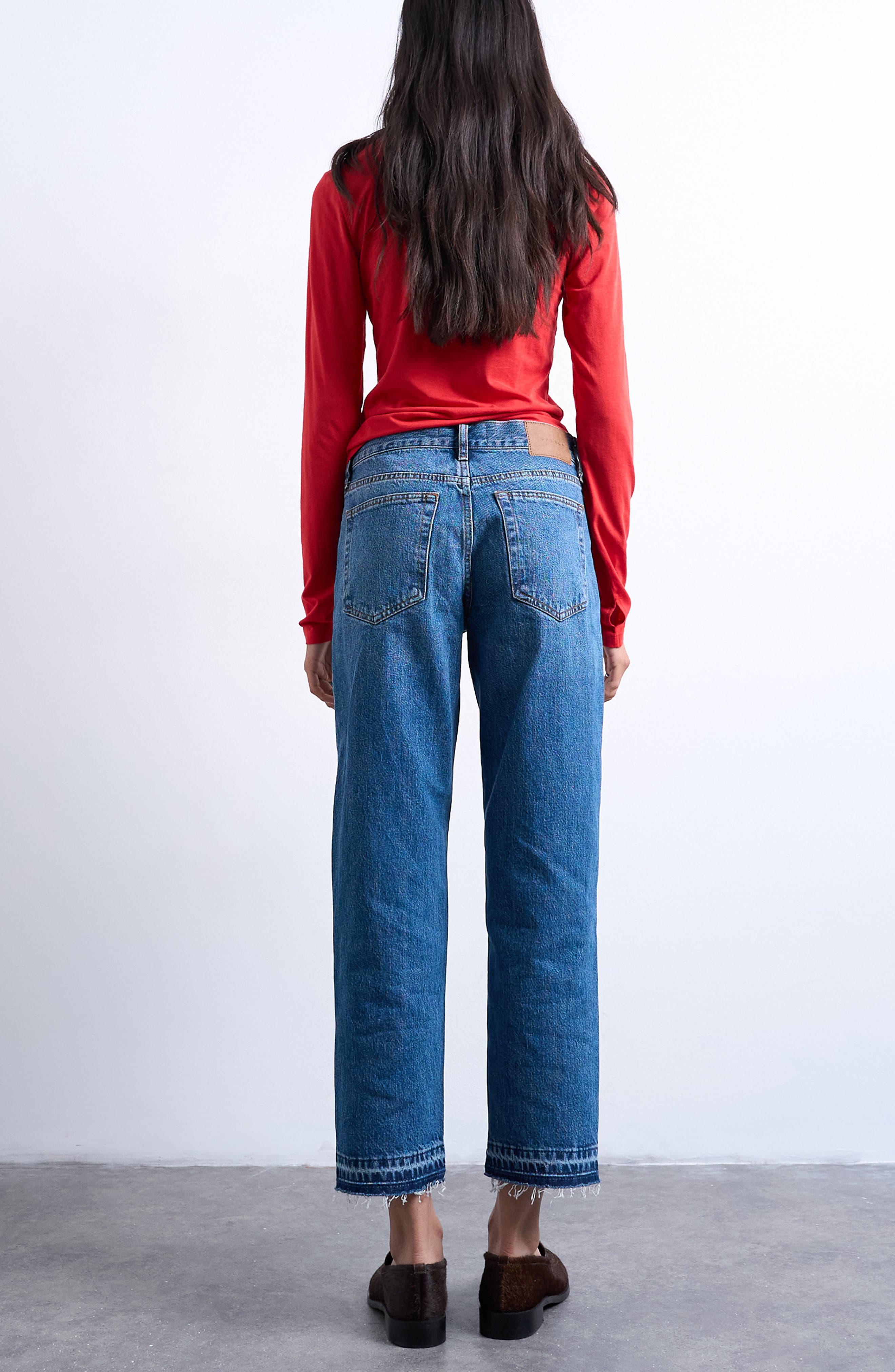 Runway Crop Straight Leg Jeans - image 2