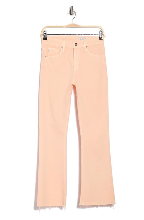 Farrah High Waist Raw Hem Crop Bootcut Jeans