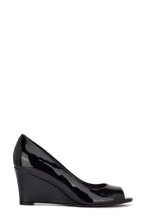 Nine West Canise Wedge Pump In Black