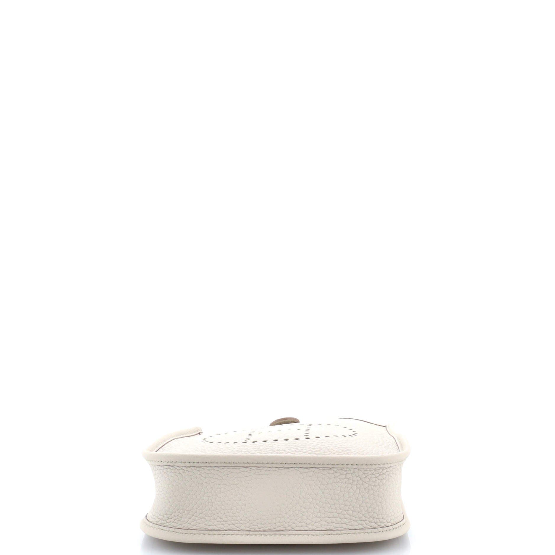 Pre-Owned Hermes Evelyne Bag Gen III Clemence TPM, Alternate, color, Beton