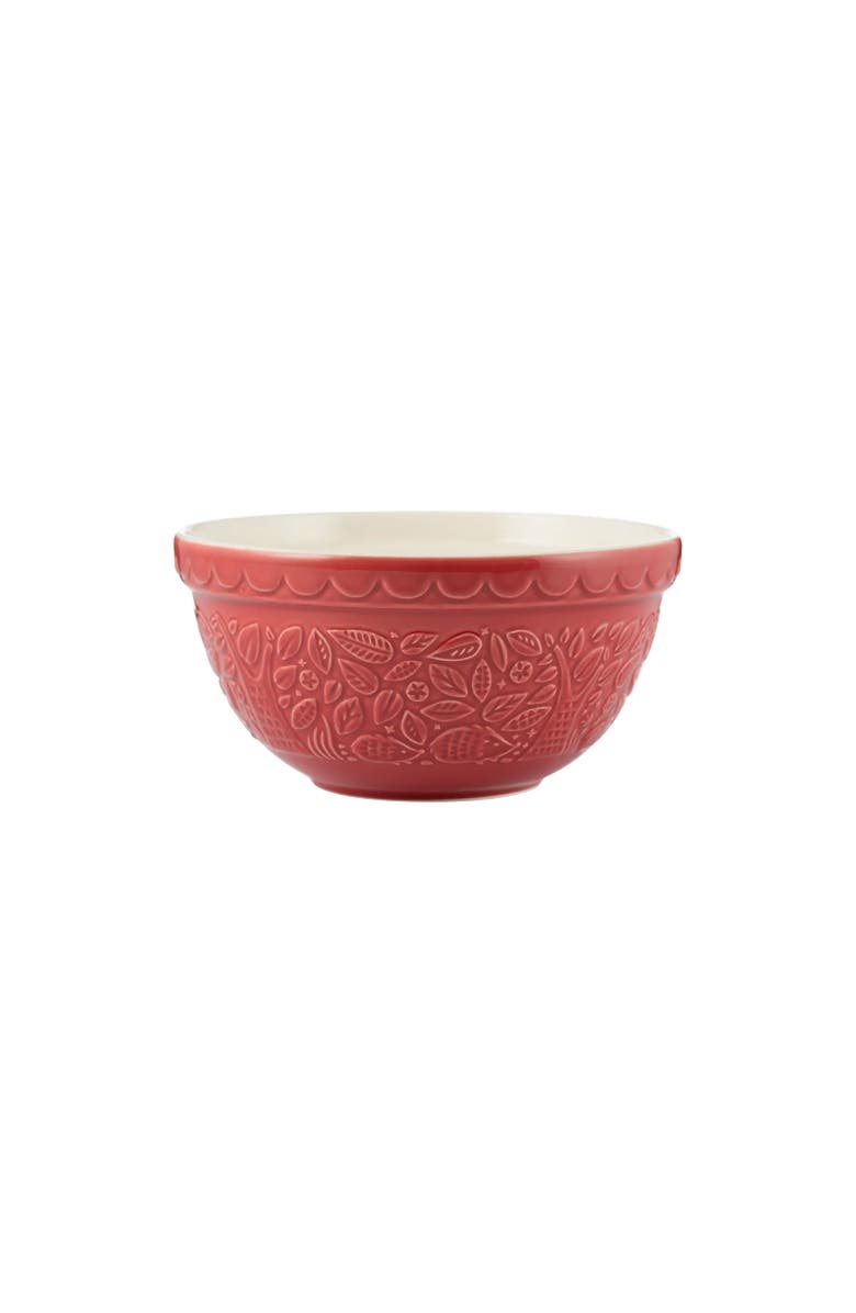 MASON CASH In The Forest Hedgehog Size 30 Mixing Bowl, Red, 1.15 Quart, Main, color, Red