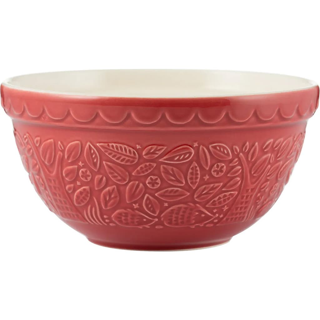 Mason Cash In The Forest Hedgehog Size 30 Mixing Bowl, Red, 1.15 Quart