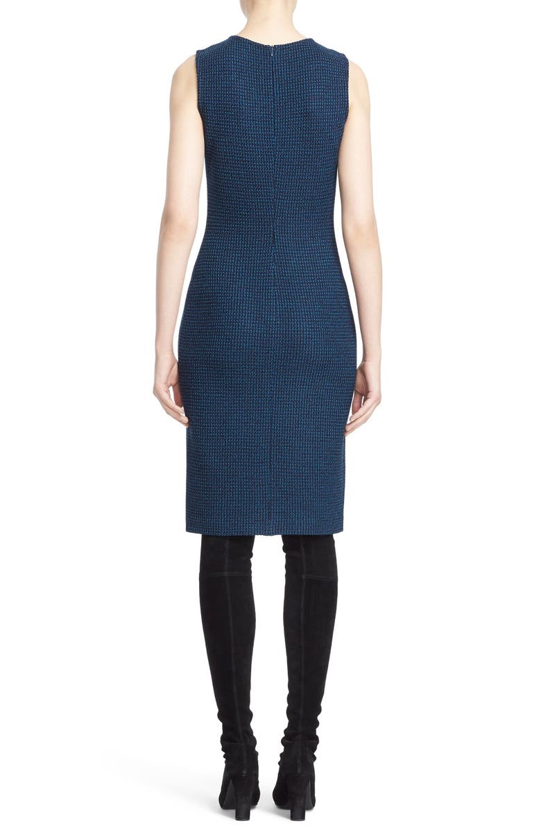 St. John Collection Matte Shine Knit Sheath Dress, Alternate, color, 