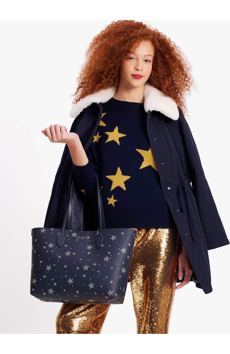 Kate Spade New York bleecker starlight print tote, Alternate, color,