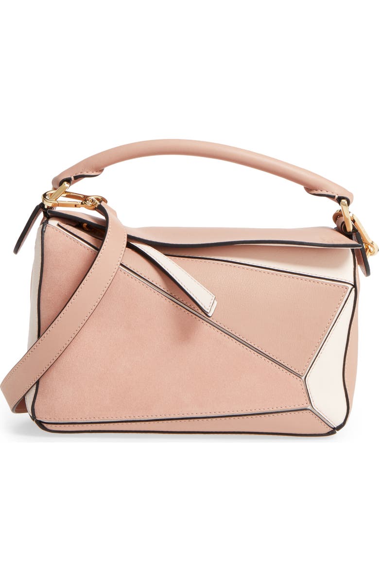 Loewe Puzzle Small Bicolor Leather Bag, Main, color,