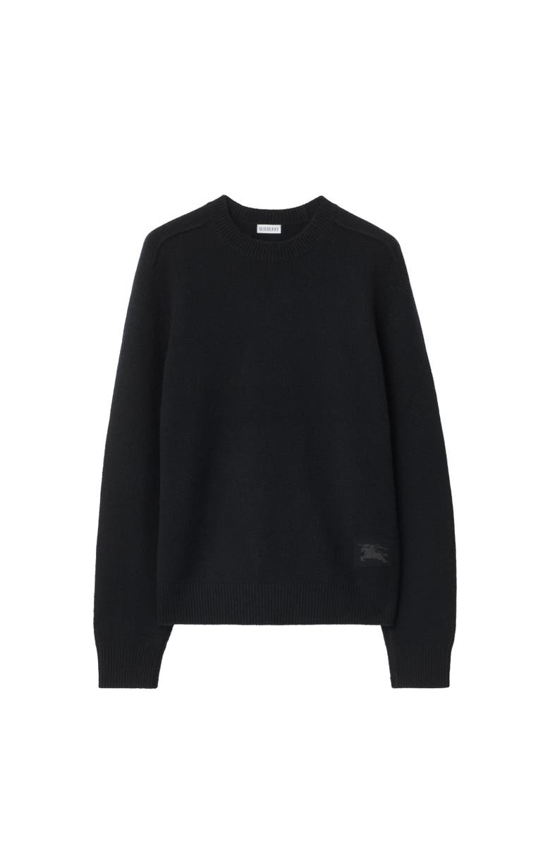 Burberry Cashmere Sweater, Alternate, color, Black