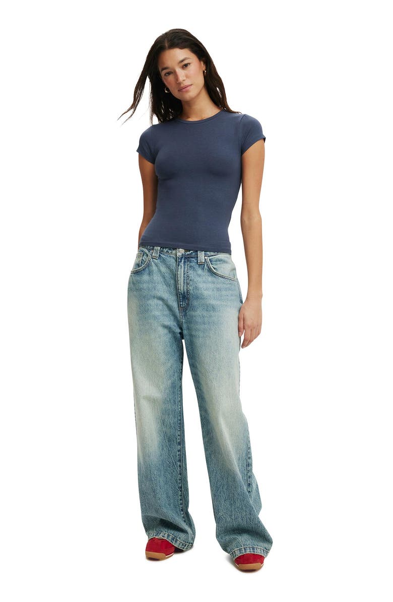 Cotton On Women's All Day Crew Tee, Alternate, color, Collegiate Navy