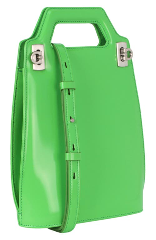 Ferragamo Top Handle Satchel In Green