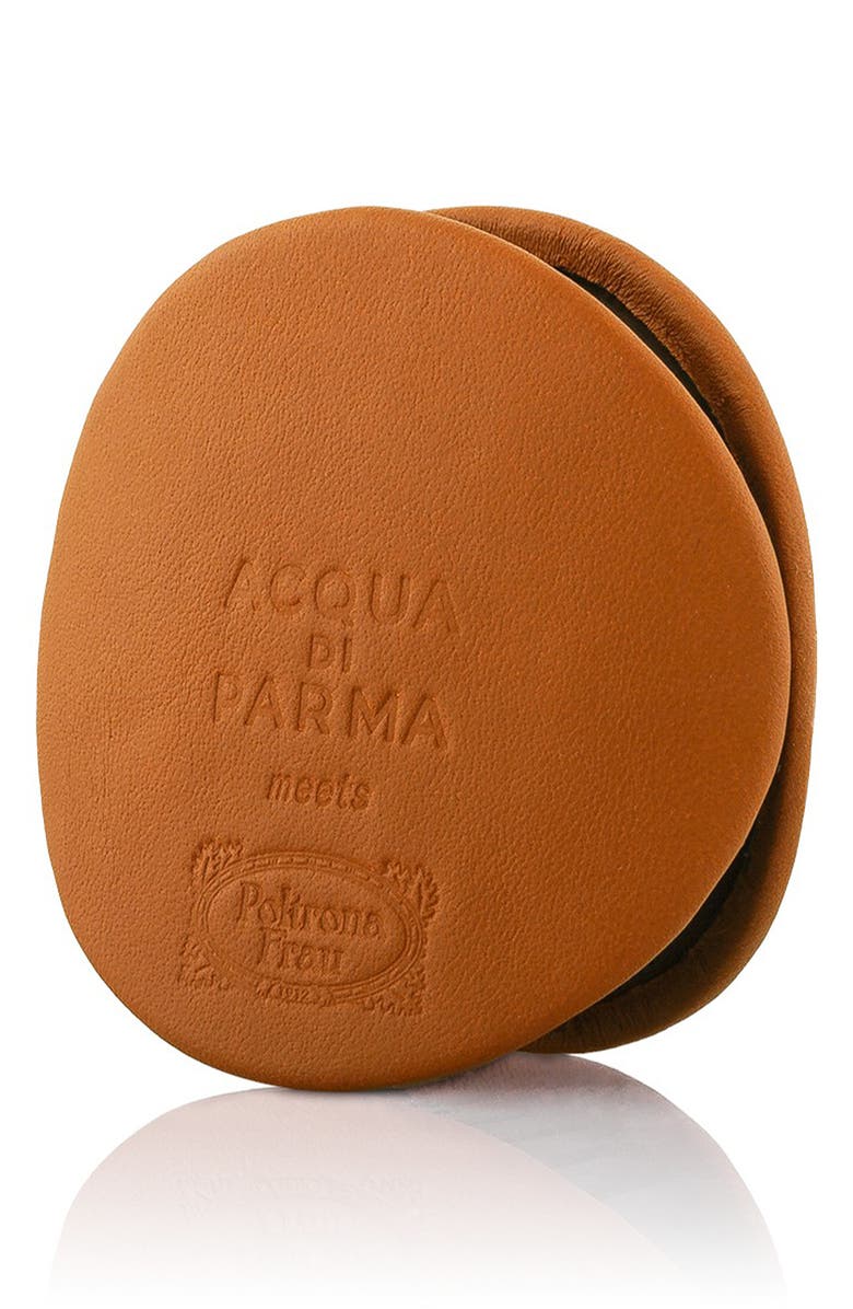 Acqua di Parma x Poltrona Frau Brown Car Diffuser Leather Case, Alternate, color, 
