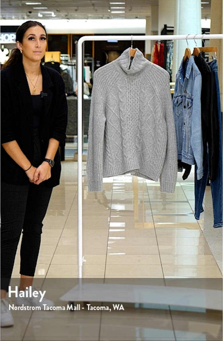 Cable Turtleneck Sweater, sales video thumbnail