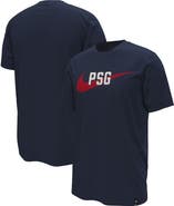Nike Men's Nike Navy Paris Saint-Germain Swoosh T-Shirt
