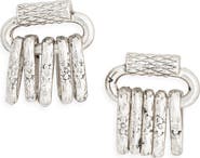 Karine Sultan Fringe Swing Drop Earrings