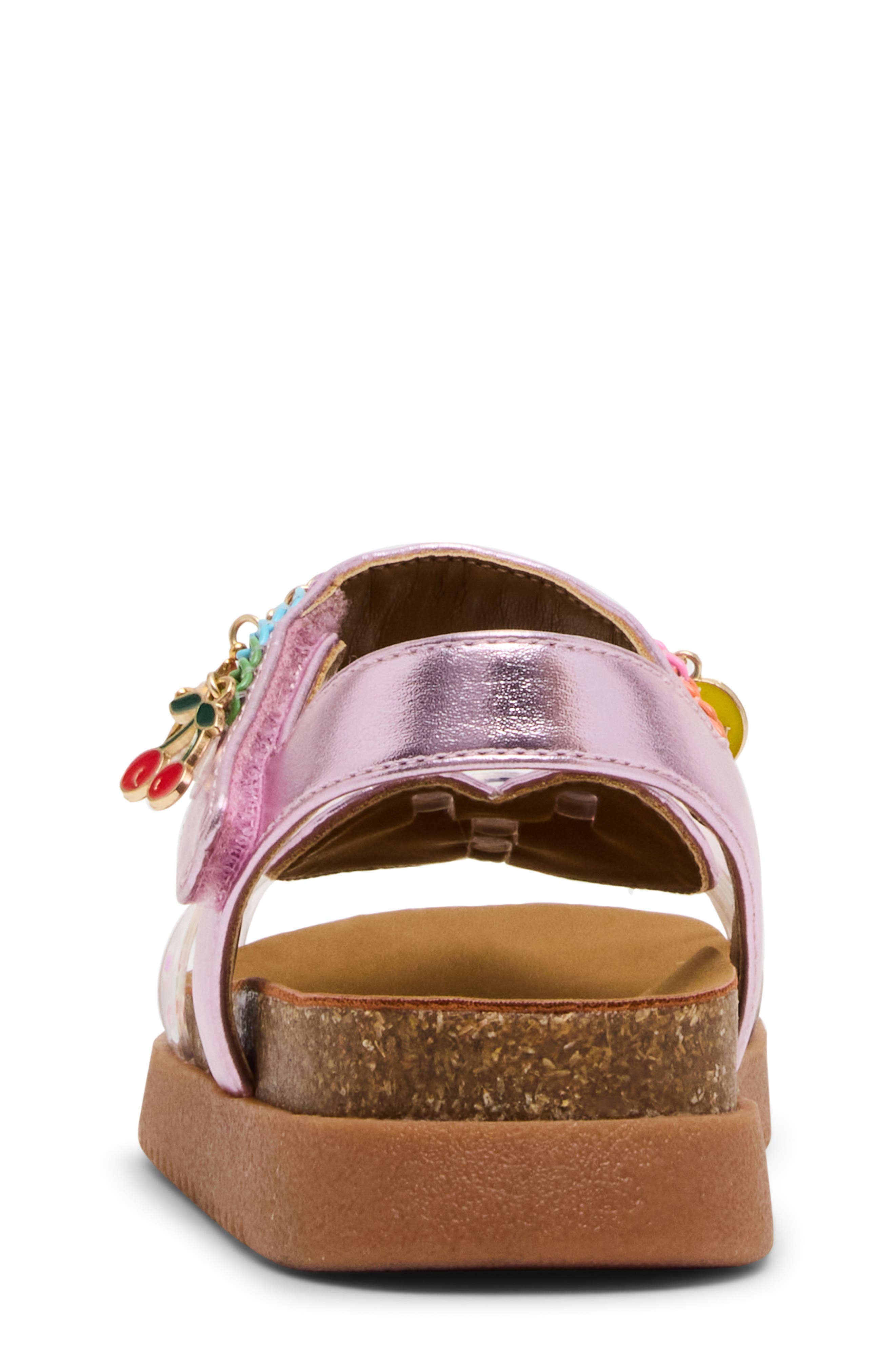 Steve Madden Kids' Comet Sandal, Alternate, color, Pink/ Clear Multi