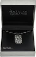 AMERICAN EXCHANGE Men's Siviglia Dog Tag Pendant Necklace