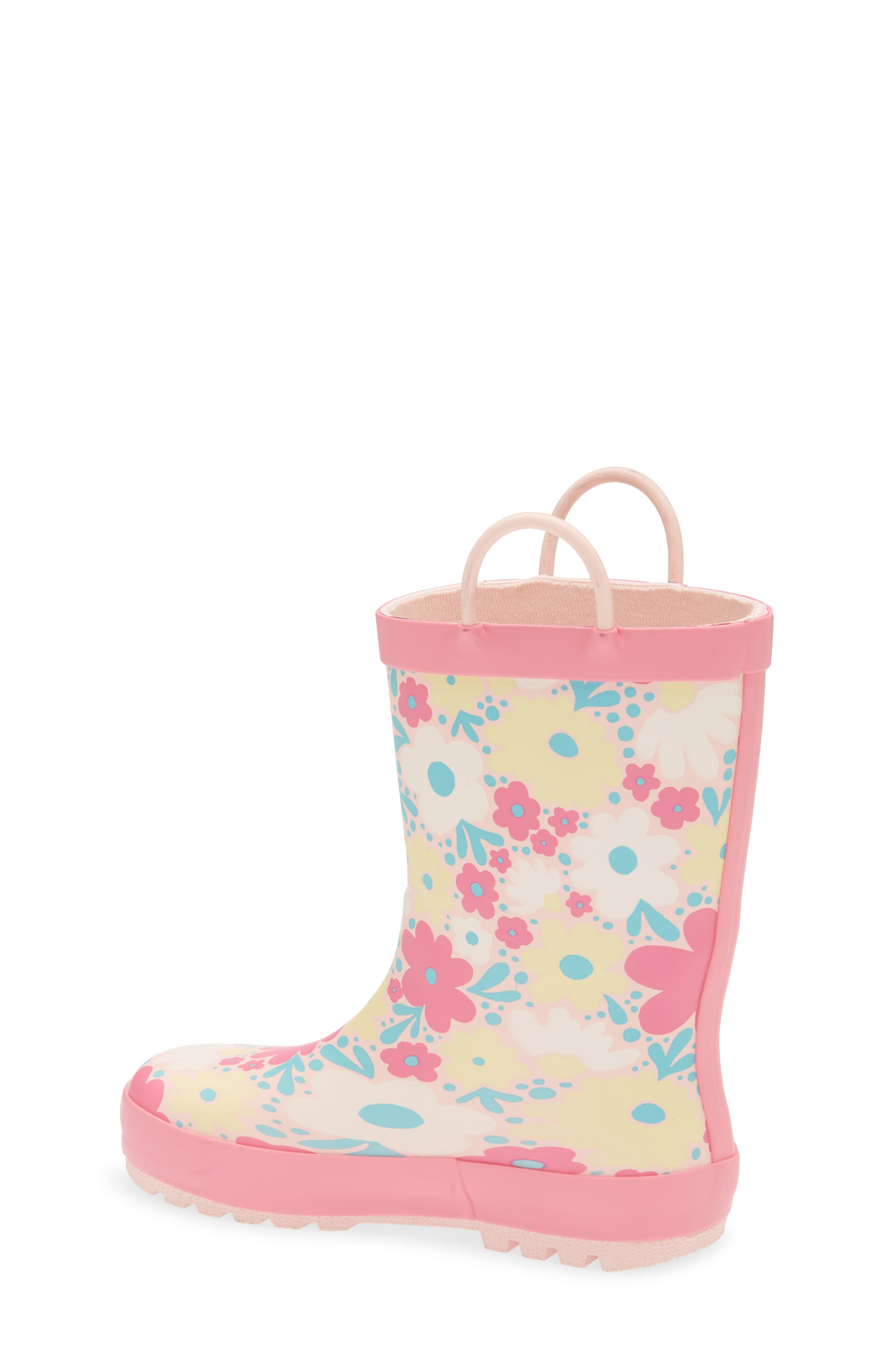 Tucker + Tate Flower Rainboot, Alternate, color, Pink Multi