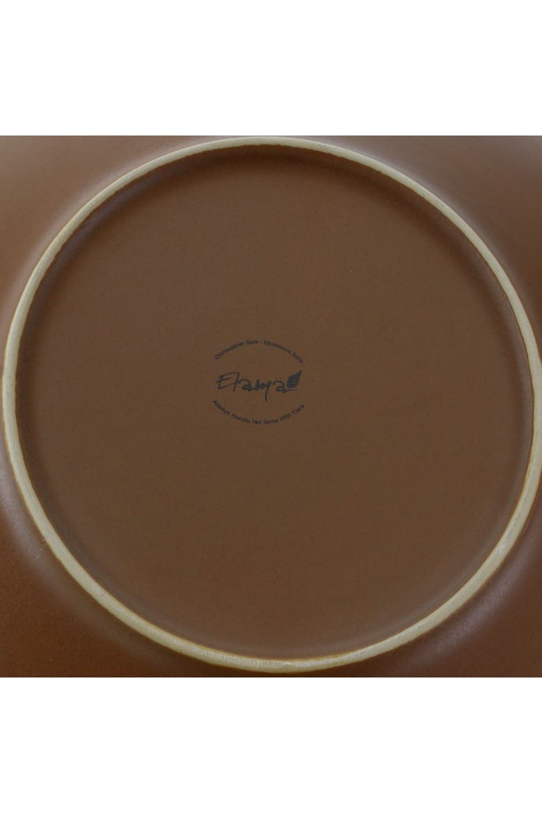 Majestic Elk 16 Piece Luxurious Stoneware Dinnerware, Alternate, color, Beige