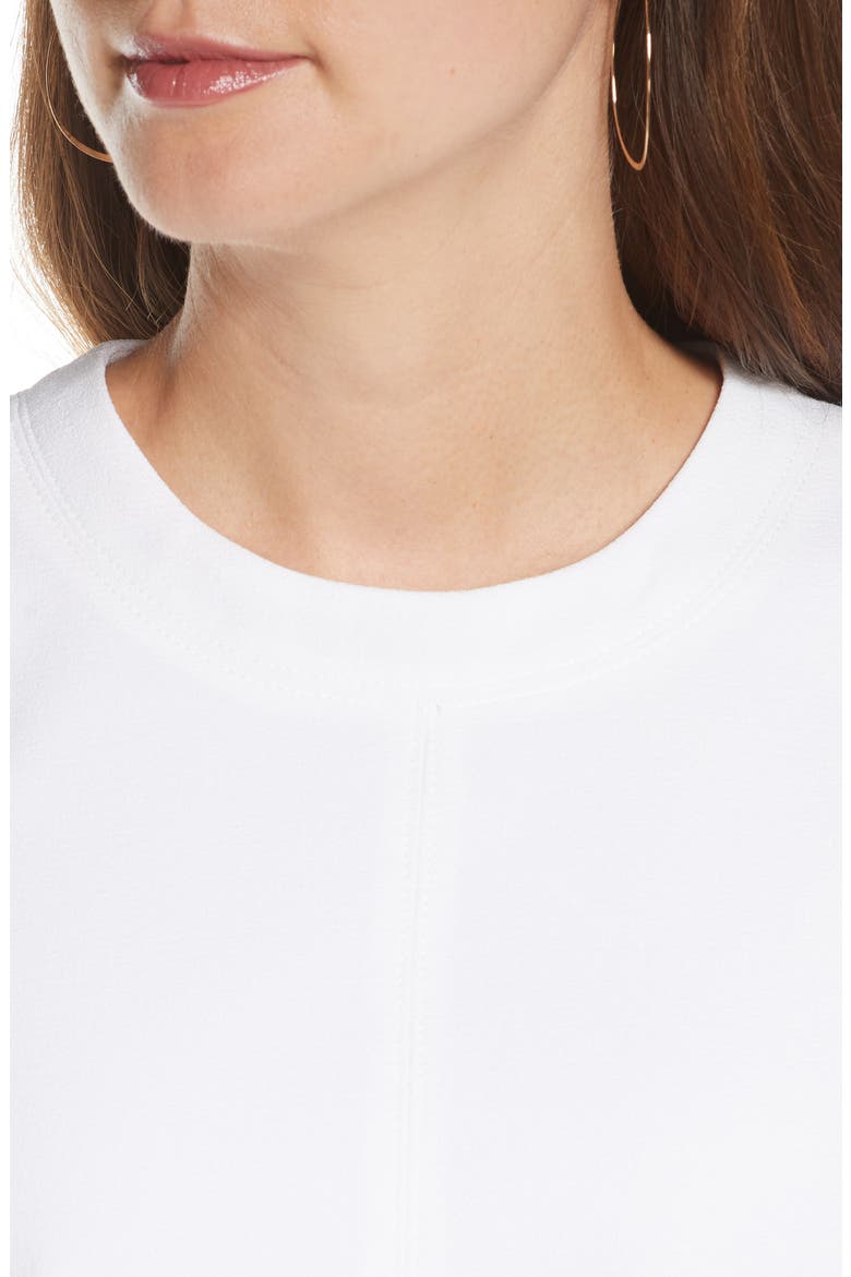 Stretch A-Line Dress, Alternate, color, IVORY
