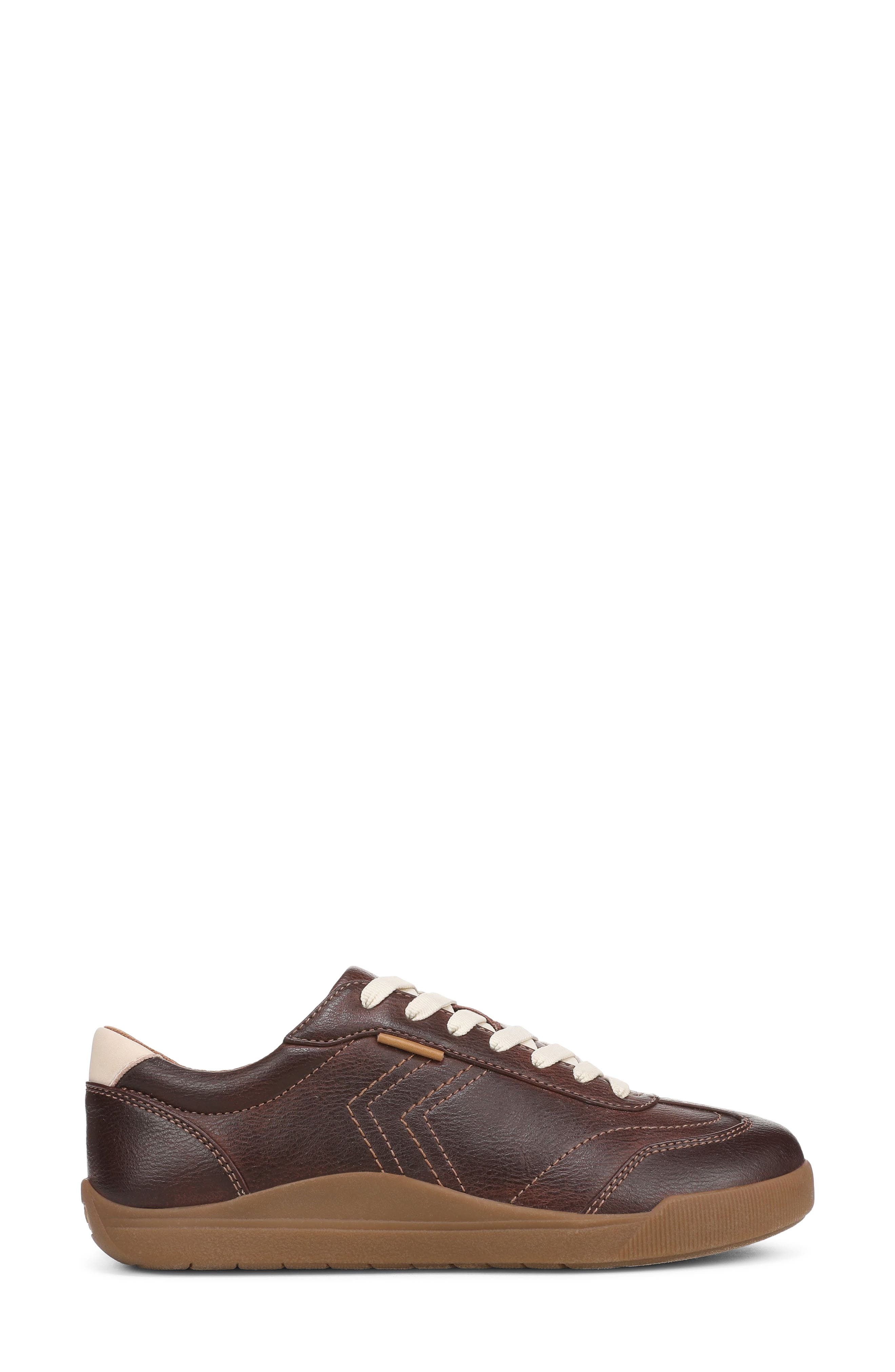 Be True Sneaker, Alternate, color, AUBURN BROWN FAUX LEATHER